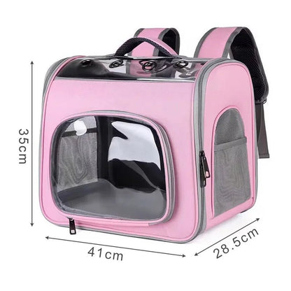 Sac de transport pour animaux de compagnie, sac à dos de voyage en plein air pour chats, petits chiens, sac de transport respirant pour chats, adapté aux chats de moins de 7,5 kg - au royaume des chiens
