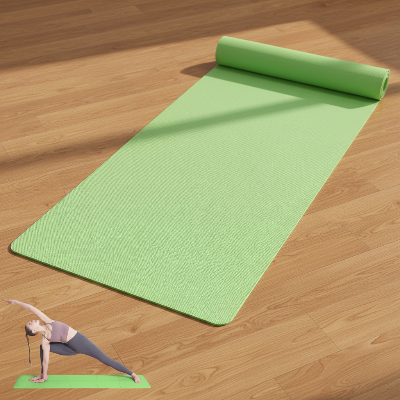 Tapis de Yoga - antidérapant, voyage, fitness, entraînement au sol-Vert 4mm