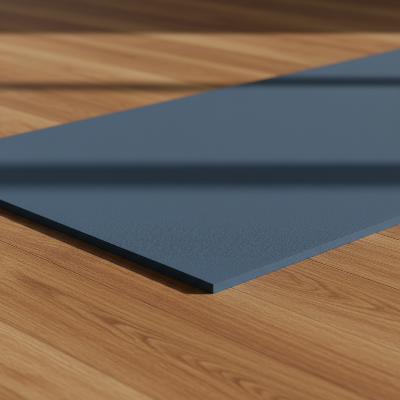 Tapis de Yoga - antidérapant - voyage, fitness, entraînement au sol-Bleu marin 6mm