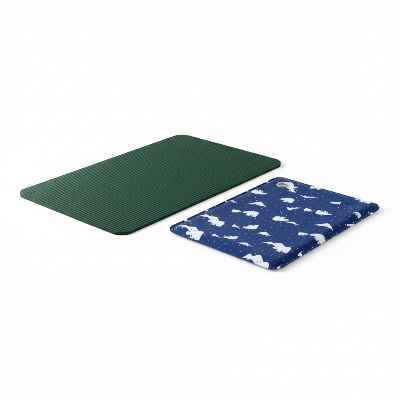 Yoga intense et fraîcheur - Tapis épais + coussin de glace-Tapis 1.5cm + Ours polaire