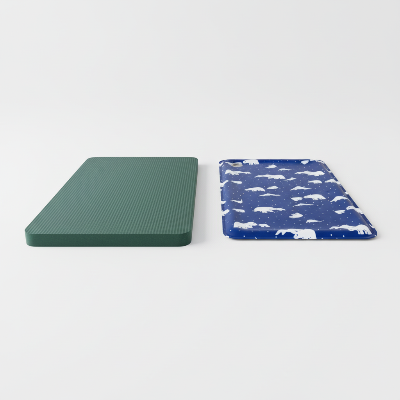Yoga intense et fraîcheur - Tapis épais + coussin de glace-Tapis 2cm + Ours polaire