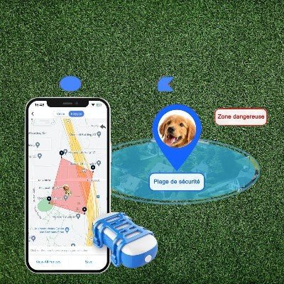 collier gps pour chien / localisation intelligent - au royaume des chiens