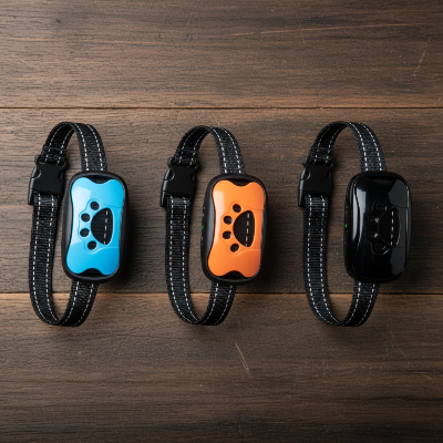 collier anti aboiement chien - rechargeable 3 couleurs