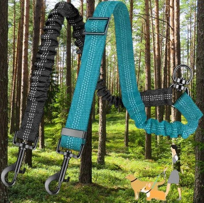 double-laisse-pour-chien-rétractable-réfléchissant-bleu-noir