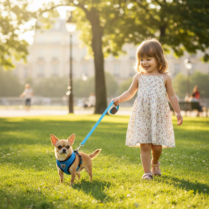 Harnais petit chien - laisse - au royaume des chiens