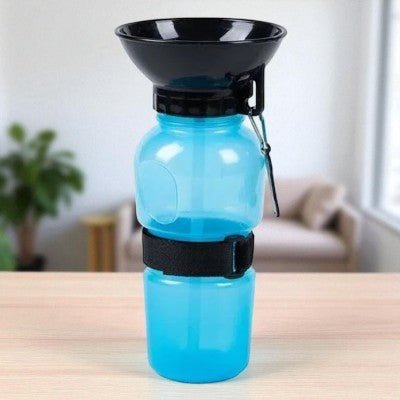 gourde-pour-chien-plastique-bleu