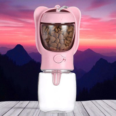 gourde-pour-chiens-petits-a-moyens-rose