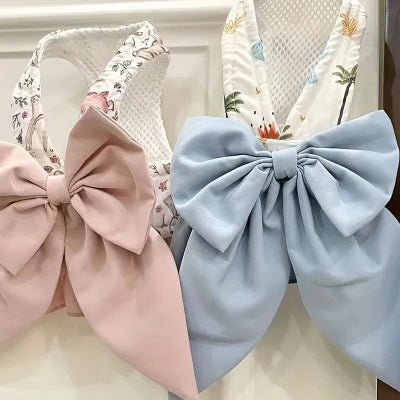 harnais-petit-chien-noeud-papillon-rose-bleu
