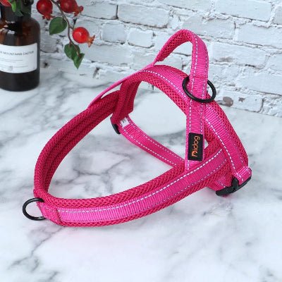 harnais-pour-chien-anti-traction-dressage-couleur-rose