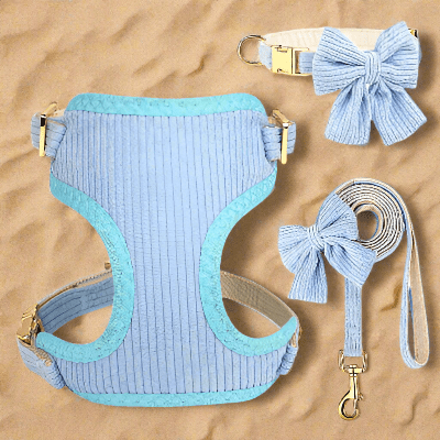 Harnais pour chien / nœud papillon - au royaume des chiens