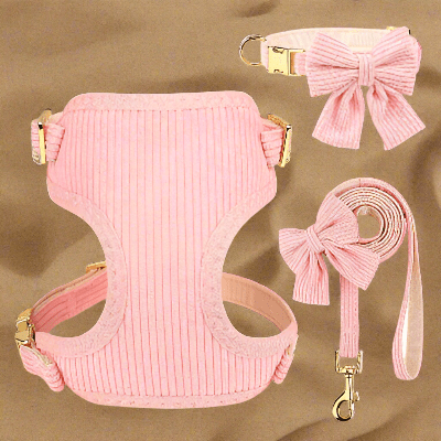 Harnais pour chien / nœud papillon - au royaume des chiens