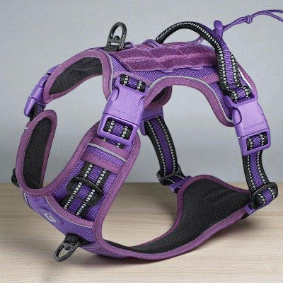 harnais Y - moyen à grand chien-mauve