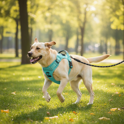 harnais chien  balistique tactique –protection et style militaire-Labrador bleu parc