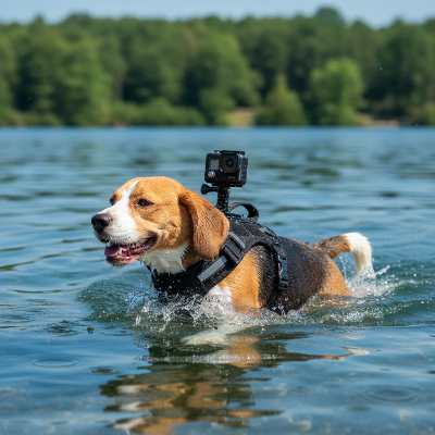 harnais en Y - support caméra-Beagle GoPro lac