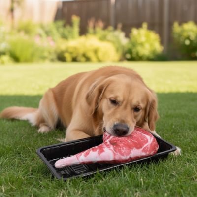 Jouet- Chien- indestructible-joue-avec-son-jouet-a-lexterieur