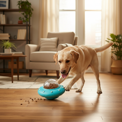 jouet-interactif-pour-chien-soucoupe-spatiale-chien-joue-salon
