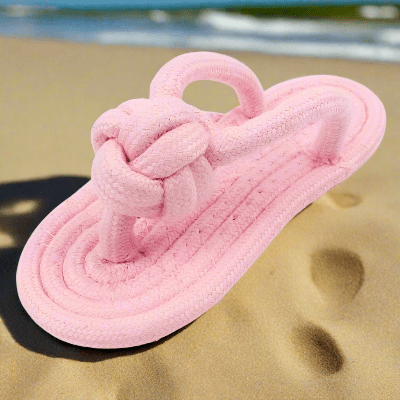 jouet-pour-chien-sandale-rose