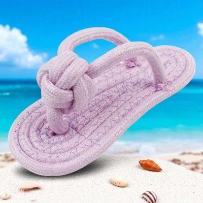 jouet-pour-chien-sandale-violet
