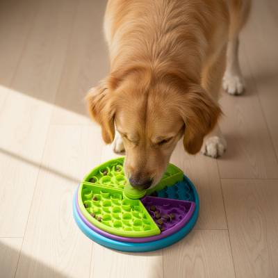 jouet pour chien interactif  - gamelle anti anxiété-Chien qui cherche