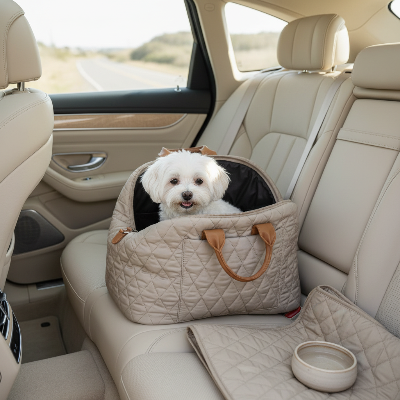 Sac de transport beige 3 en 1 multifonction