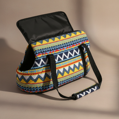 Sac de transport ethnique sans fourrure vide