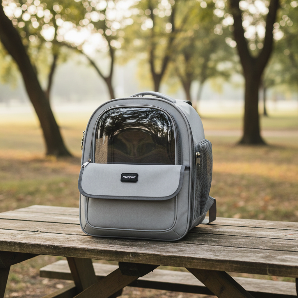 Sac à dos chien  - transparent  grande capacité respirant