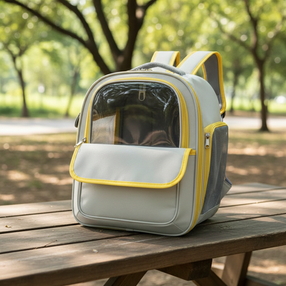 Sac à dos chien  - transparent  grande capacité respirant