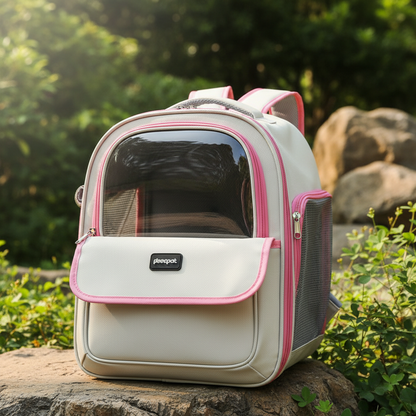 Sac à dos chien  - transparent  grande capacité respirant