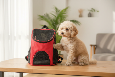 sac à dos pour chien -   pliable respirant-interieur